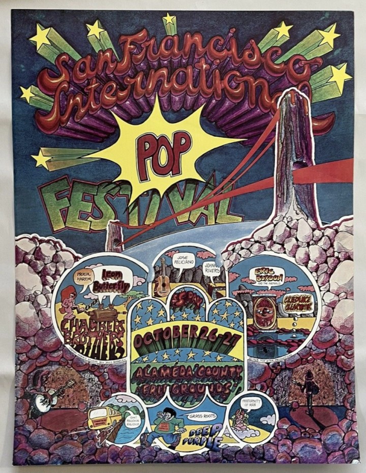 SF Pop Fest poster by  Carson-Morris