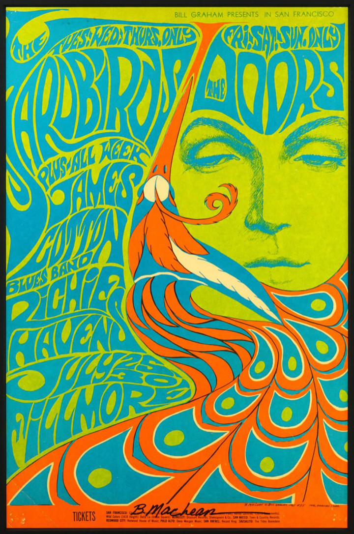 Yardbirds Doors poster